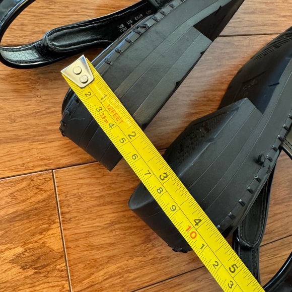 SOLD⚫️Zodiac Odette Slingback Platform Heeled Loafers Black Women’s Size 10M - Picture 11 of 12